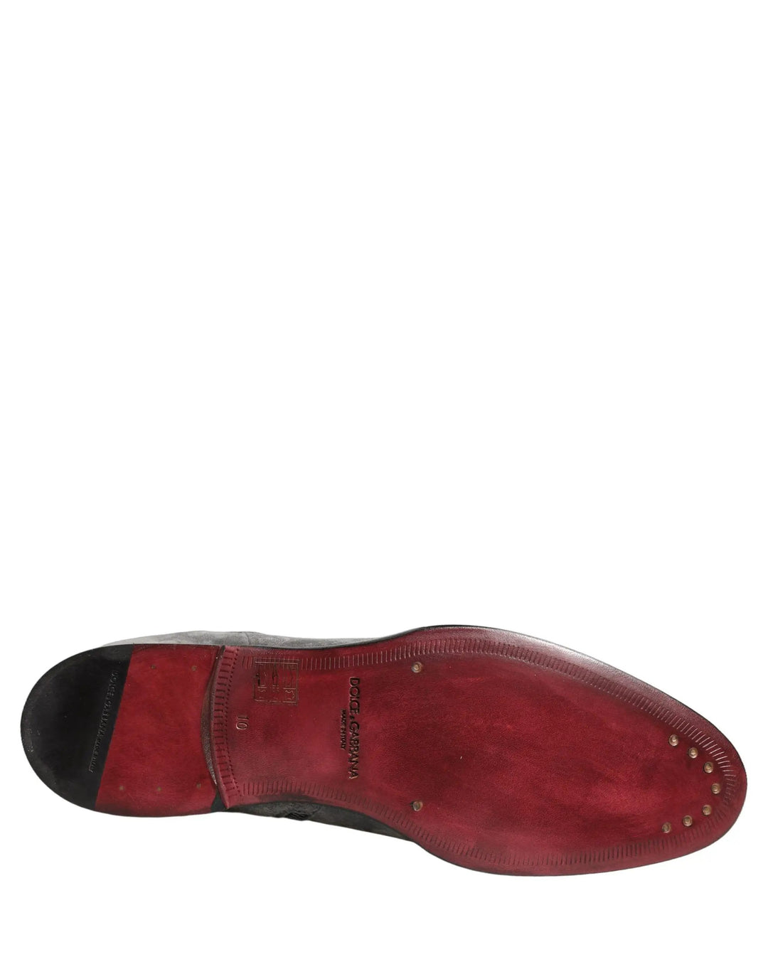 Dolce &amp; Gabbana Sample Sale | Dolce &amp; Gabbana Gray Suede Leather Chelsea Boots Shoes - | Designer outlet