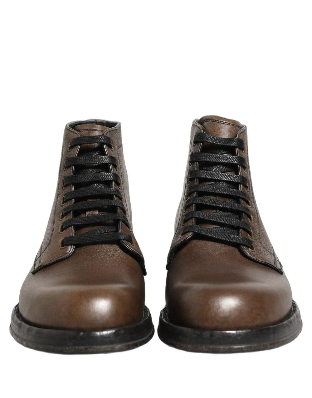 Dolce & Gabbana Sample Sale | Dolce & Gabbana Brown Perugino Leather Men Ankle Boots Shoes - | Designer outlet