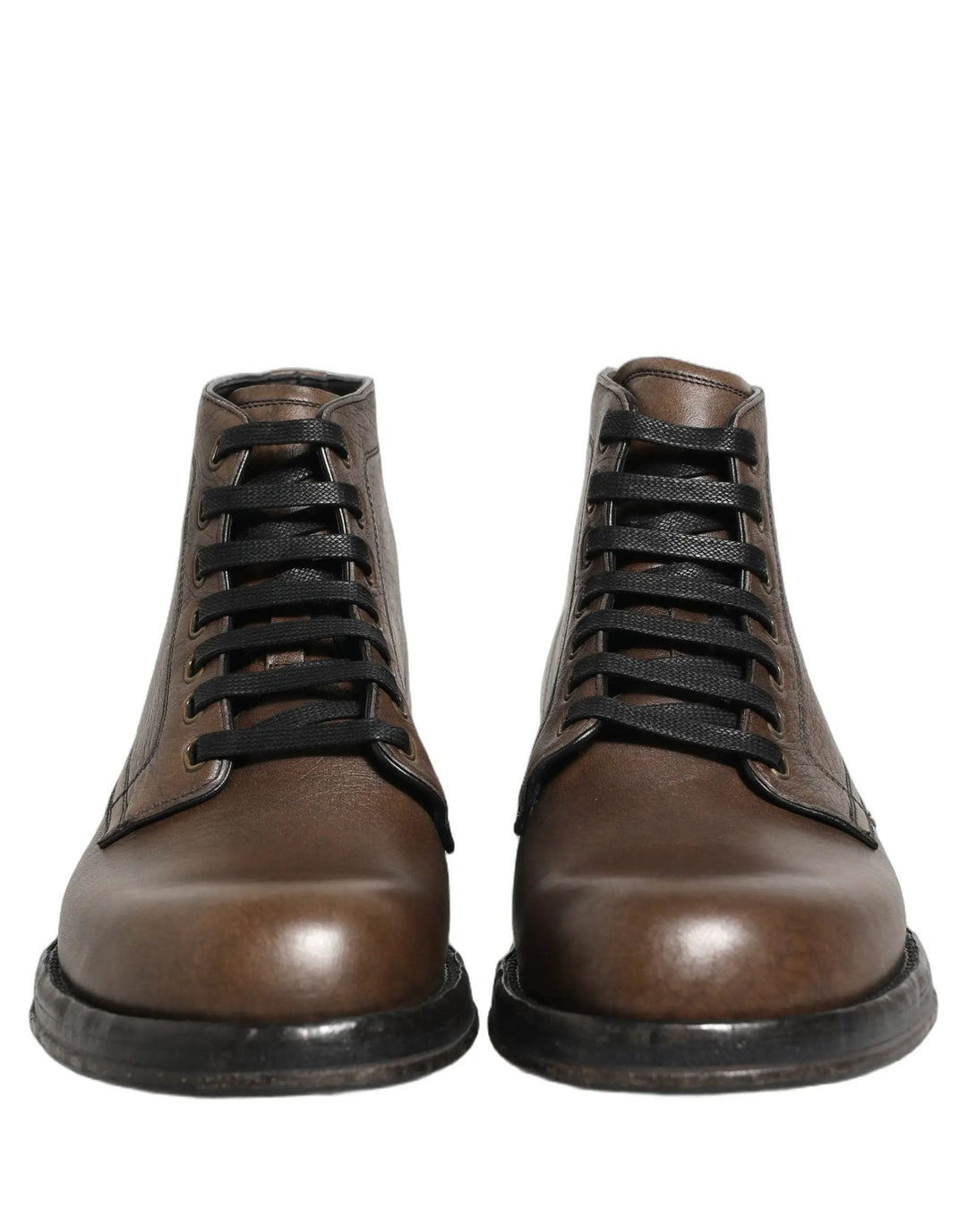 Dolce &amp; Gabbana Sample Sale | Dolce &amp; Gabbana Brown Perugino Leather Men Ankle Boots Shoes - | Designer outlet