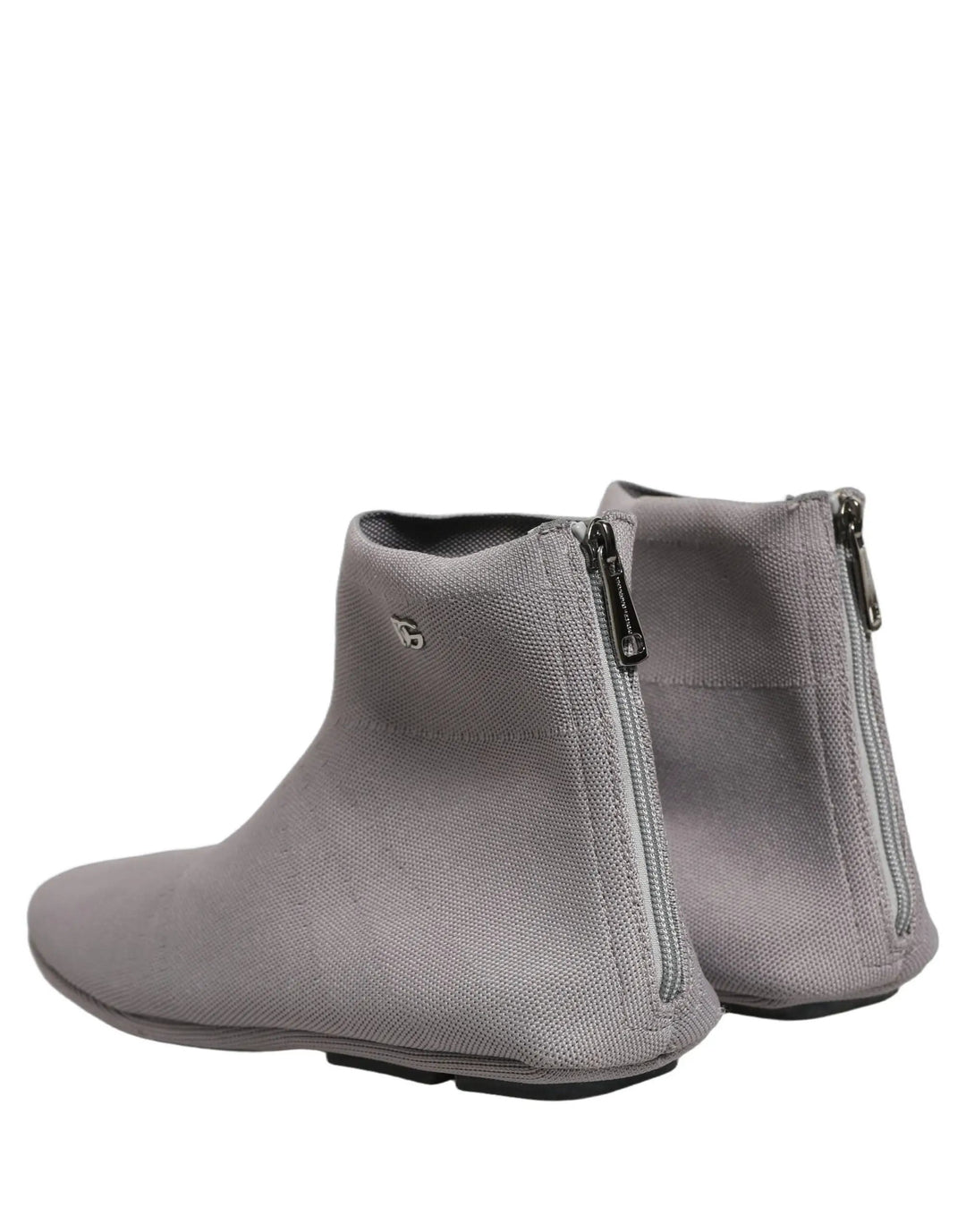 Dolce &amp; Gabbana Sample Sale | Dolce &amp; Gabbana Gray Stretch Mesh Men Ankle Boots Shoes - | Designer outlet