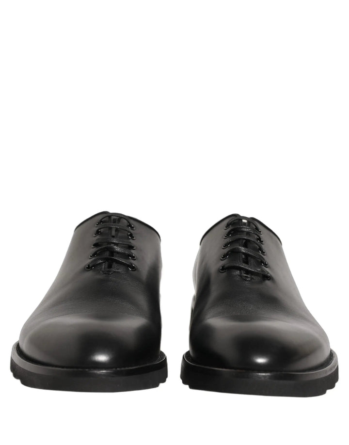 Dolce &amp; Gabbana Sample Sale | Dolce &amp; Gabbana Black Leather Men Oxford Dress Formal Shoes - | Designer outlet