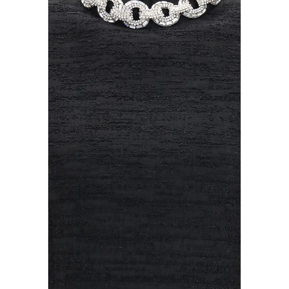 Valentino Sample Sale | Valentino Black Cotton Casual Dress - | Designer outlet
