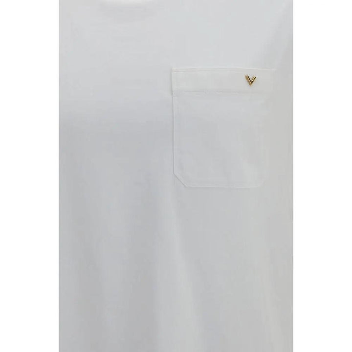 Valentino Sample Sale | Valentino White Cotton T-Shirt - | Designer outlet
