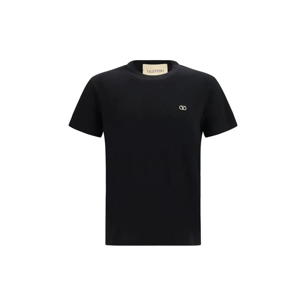 Valentino Sample Sale | Valentino Black Cotton T-Shirt - | Designer outlet