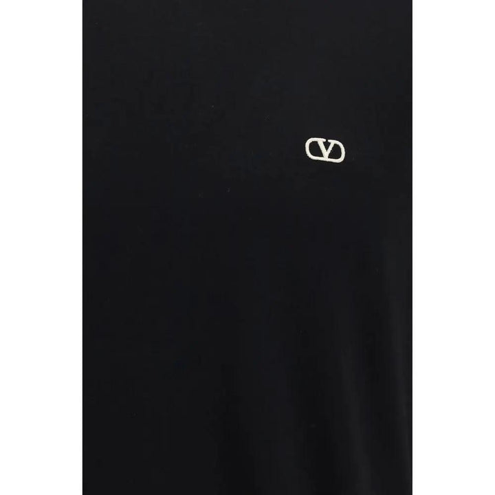 Valentino Sample Sale | Valentino Black Cotton T-Shirt - | Designer outlet