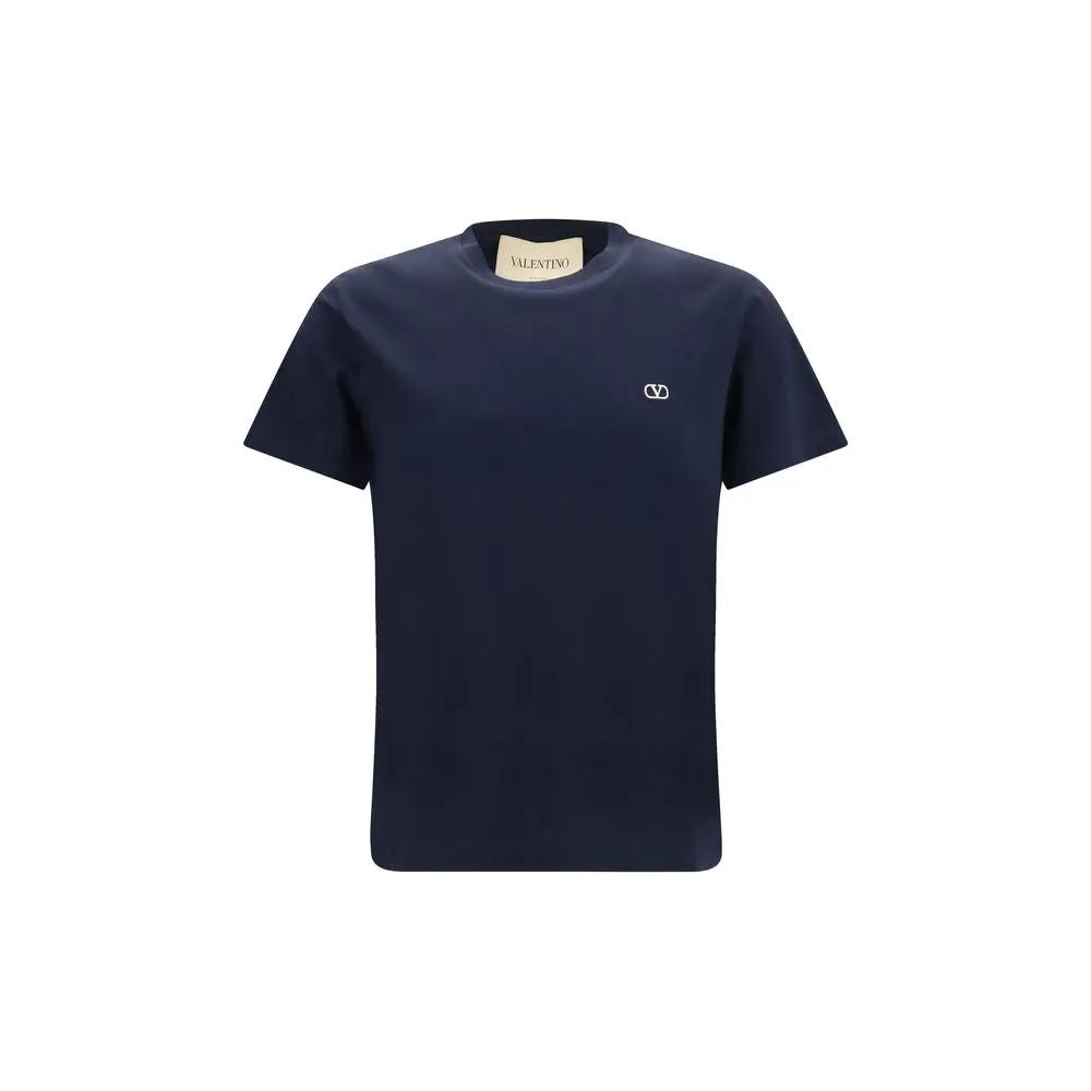 Valentino Sample Sale | Valentino Blue Cotton T-Shirt - | Designer outlet