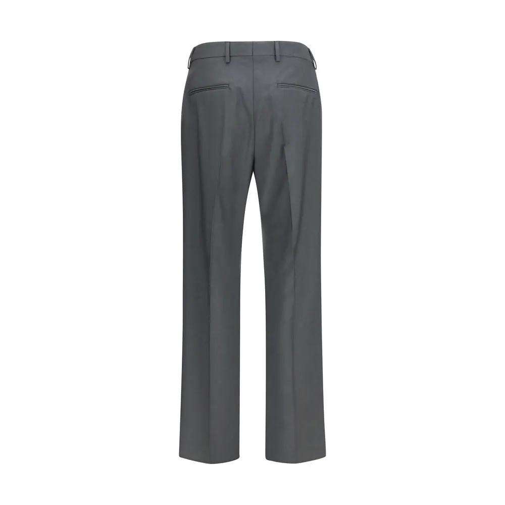 Valentino Garavani Sample Sale | Valentino Garavani Gray Wool Oves Aries Dress Pants - | Designer outlet