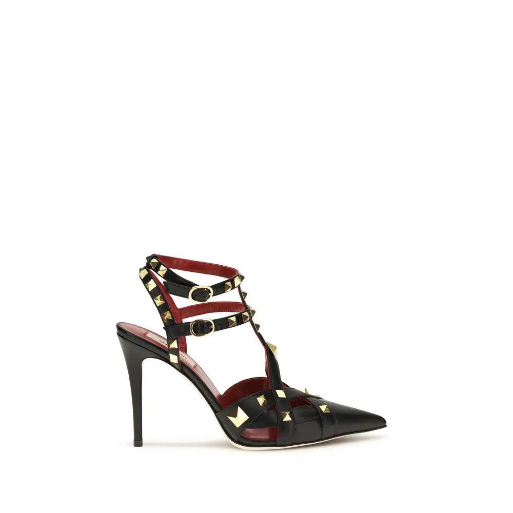 Valentino Garavani Sample Sale | Valentino Garavani Black Goatskin High Heel Pumps - | Designer outlet