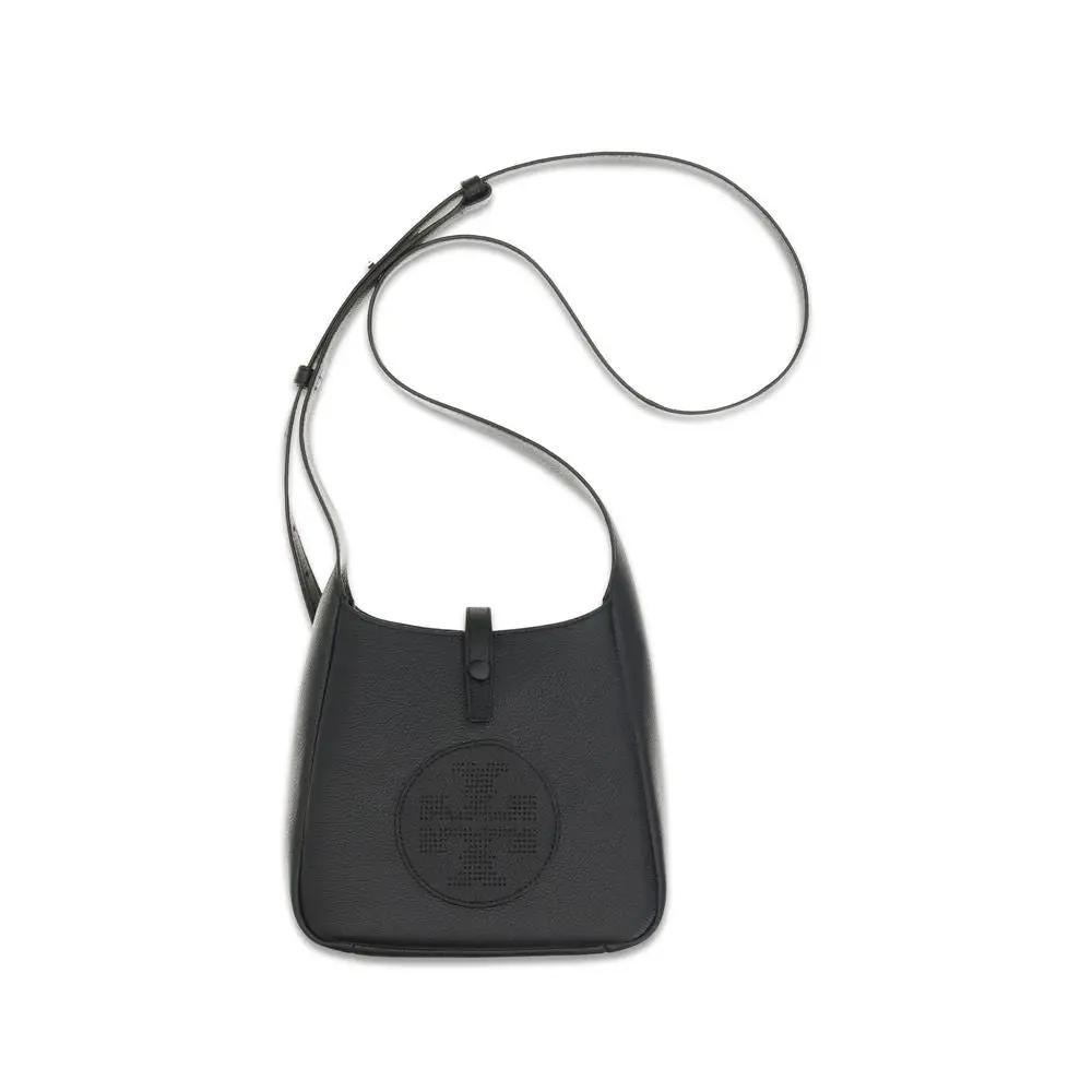 Tory Burch Sample Sale | Tory Burch Black Calf Leather Bos Taurus Shoulder Bag - | Designer outlet