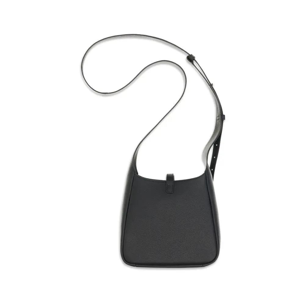 Tory Burch Sample Sale | Tory Burch Black Calf Leather Bos Taurus Shoulder Bag - | Designer outlet