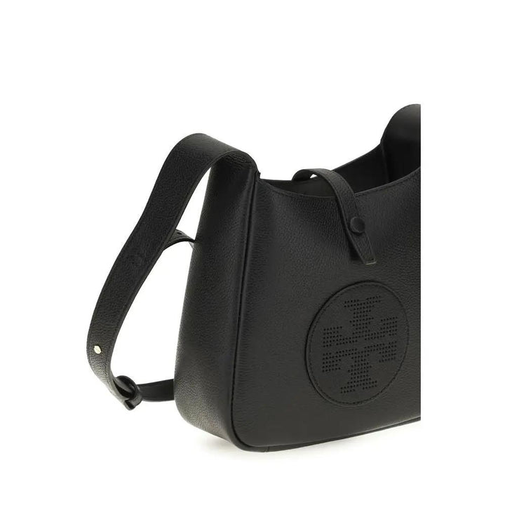 Tory Burch Sample Sale | Tory Burch Black Calf Leather Bos Taurus Shoulder Bag - | Designer outlet