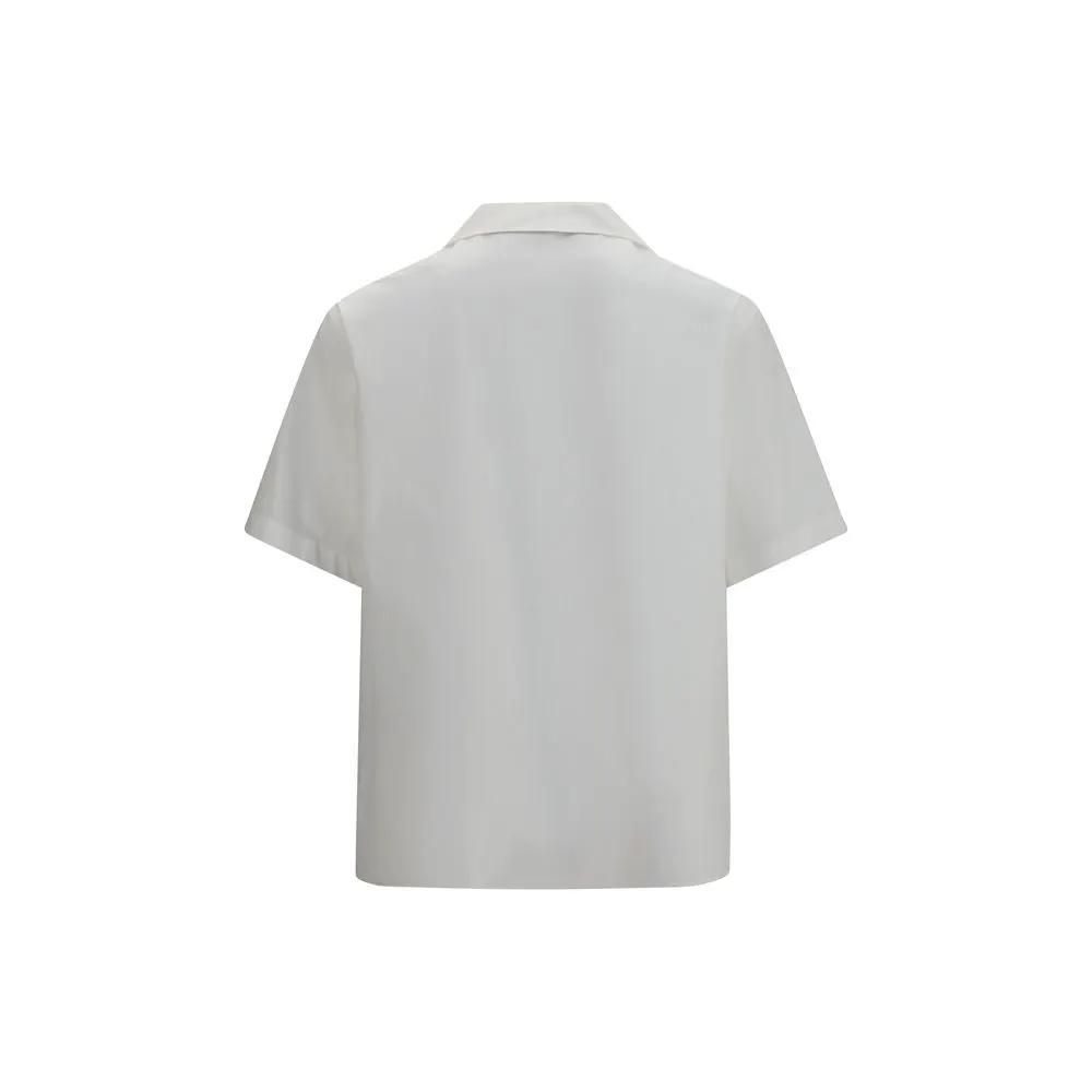 Valentino Sample Sale | Valentino White Cotton Shortsleeve Shirt - | Designer outlet