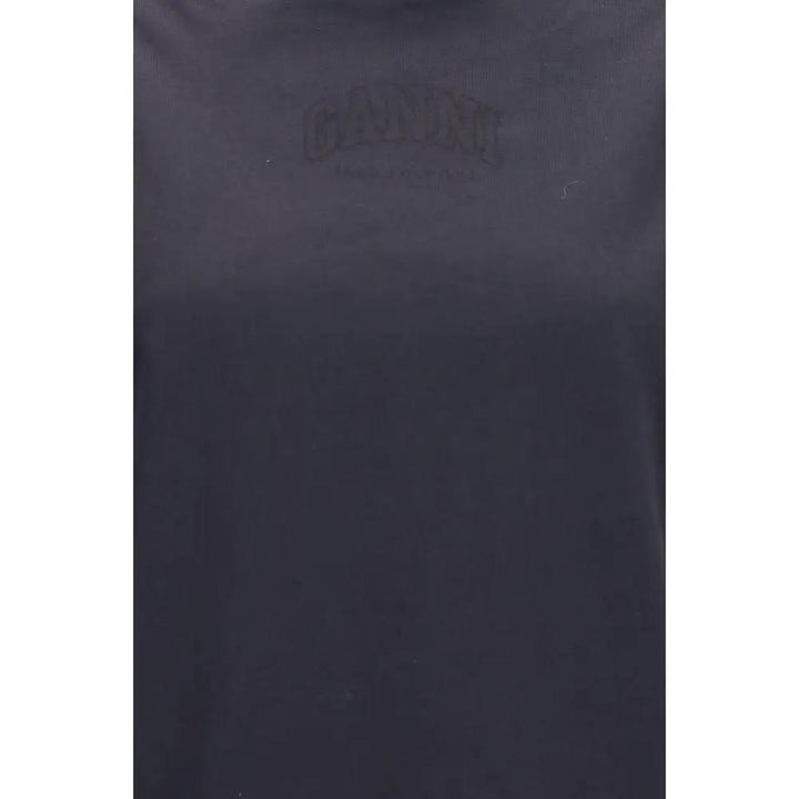 Ganni Sample Sale | Ganni Black Cotton T-Shirt - | Designer outlet
