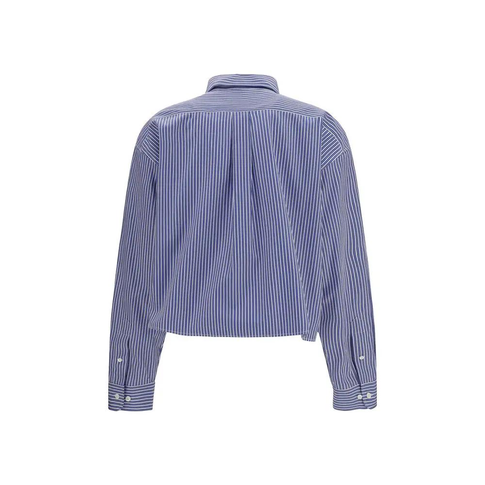 Miu Miu Sample Sale | Miu Miu Blue Cotton Dress Shirt - | Designer outlet