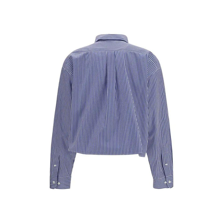 Miu Miu Sample Sale | Miu Miu Blue Cotton Dress Shirt - | Designer outlet