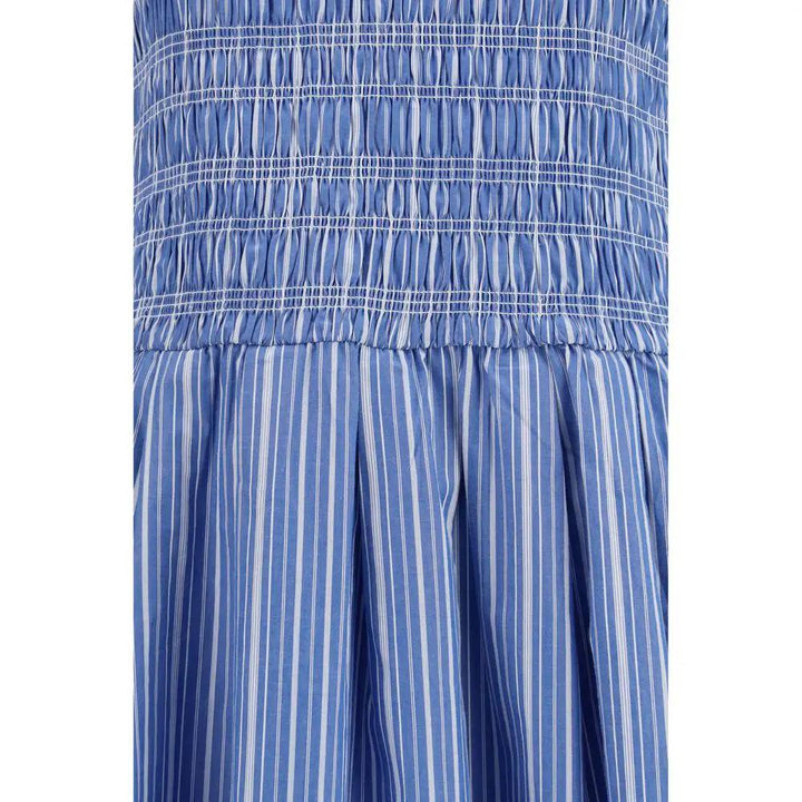 Ganni Sample Sale | Ganni Blue Cotton Casual Dress - | Designer outlet