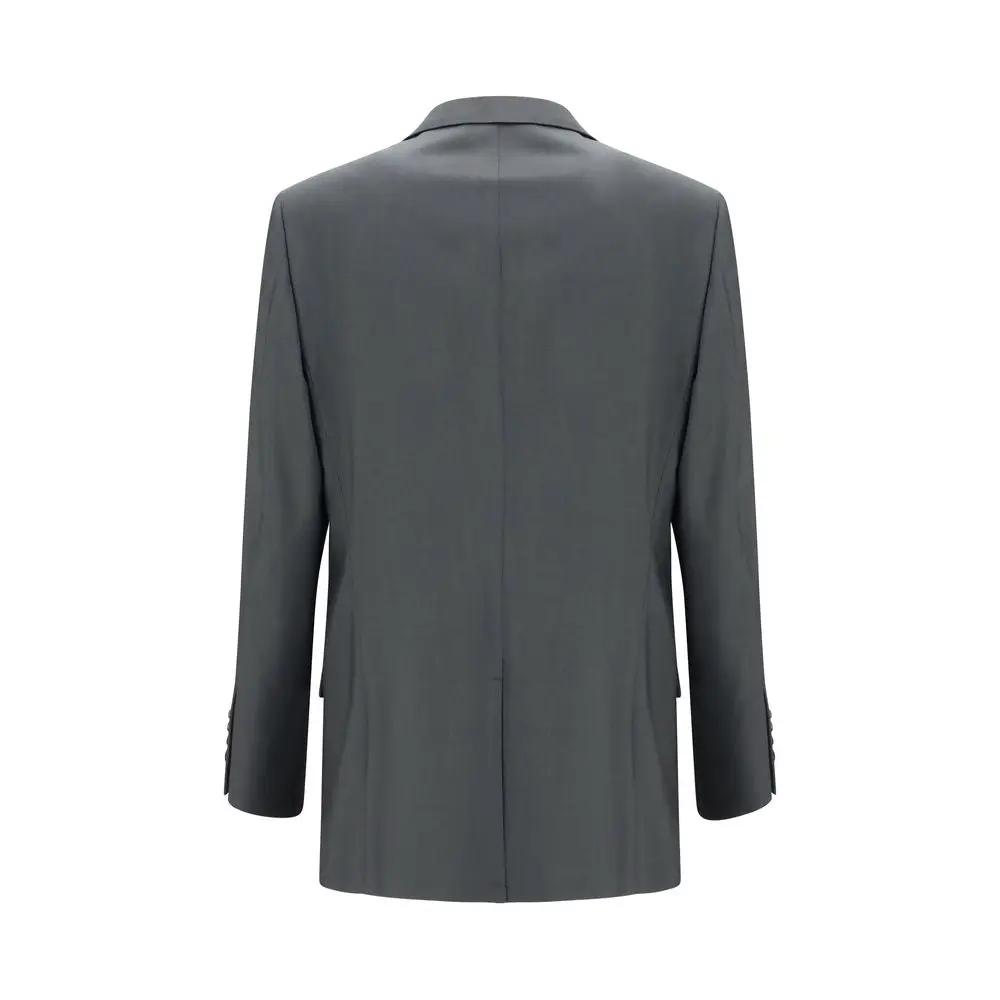 Valentino Sample Sale | Valentino Gray Wool Oves Aries Jacket - | Designer outlet