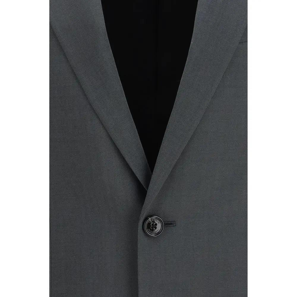Valentino Sample Sale | Valentino Gray Wool Oves Aries Jacket - | Designer outlet