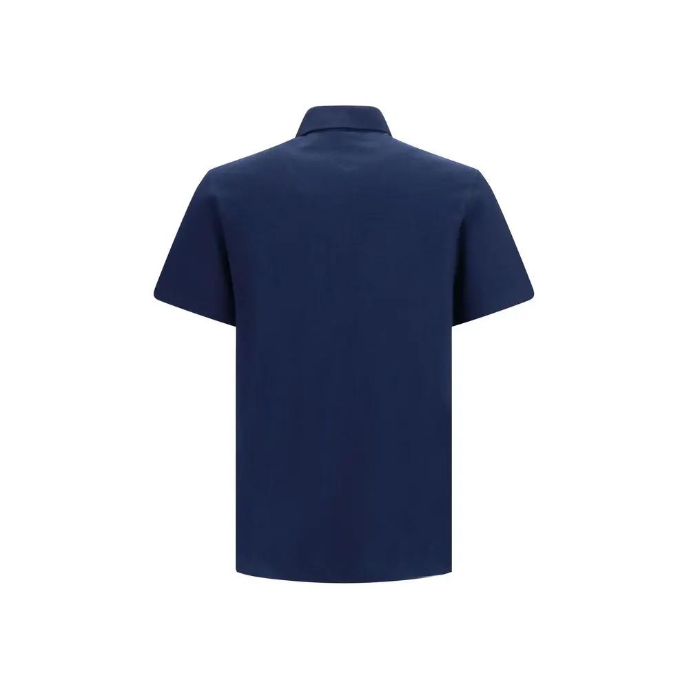 Valentino Sample Sale | Valentino Blue Cotton Polo Shirt - | Designer outlet