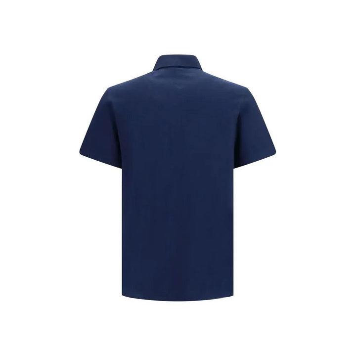 Valentino Sample Sale | Valentino Blue Cotton Polo Shirt - | Designer outlet
