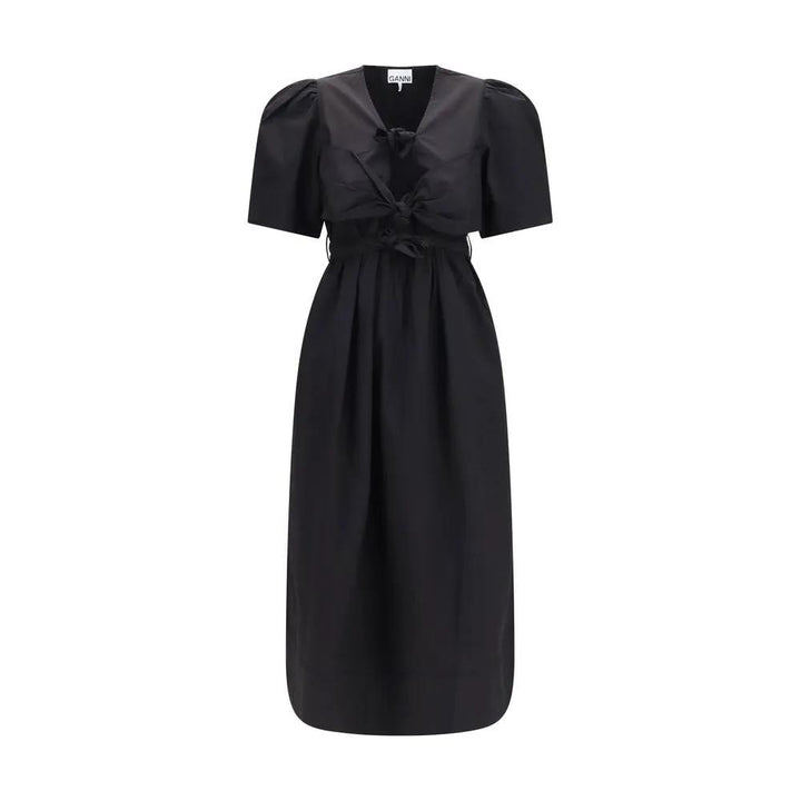 Ganni Sample Sale | Ganni Black Cotton Casual Dress - | Designer outlet