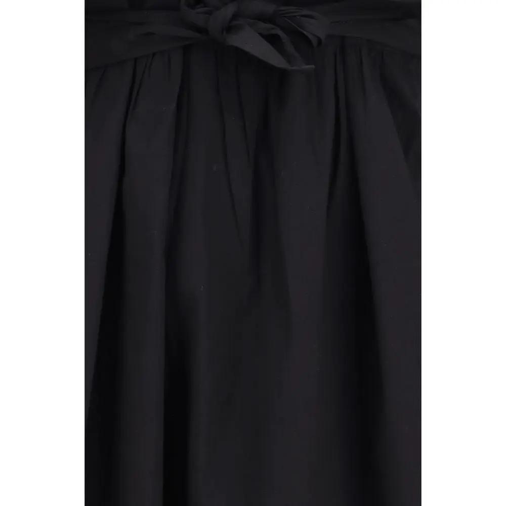 Ganni Sample Sale | Ganni Black Cotton Casual Dress - | Designer outlet