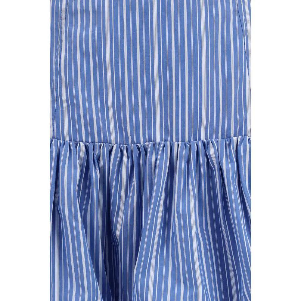 Ganni Sample Sale | Ganni Blue Cotton Mini Skirt - | Designer outlet