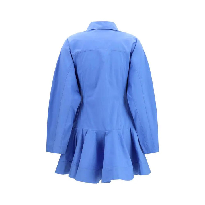 Ganni Sample Sale | Ganni Blue Cotton Casual Dress - | Designer outlet