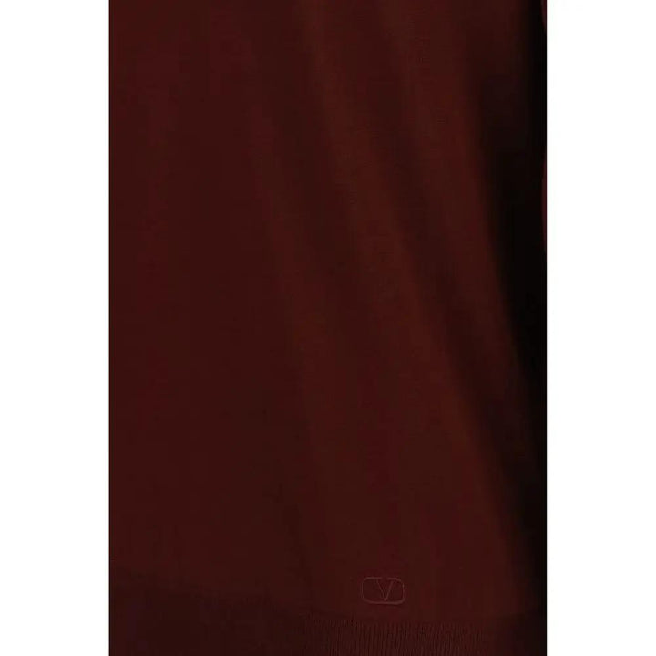 Valentino Sample Sale | Valentino Bordeaux Wool Oves Aries Polo Shirt - | Designer outlet