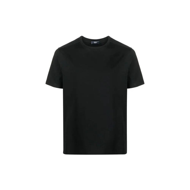 Herno Sample Sale | Herno Black Cotton T-Shirt - | Designer outlet