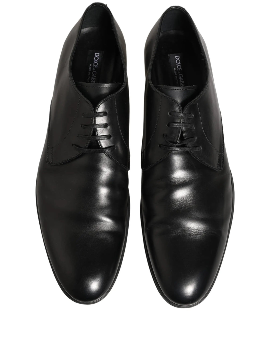 Dolce &amp; Gabbana Sample Sale | Dolce &amp; Gabbana Black Leather Men Derby Dress Formal Shoes - | Designer outlet