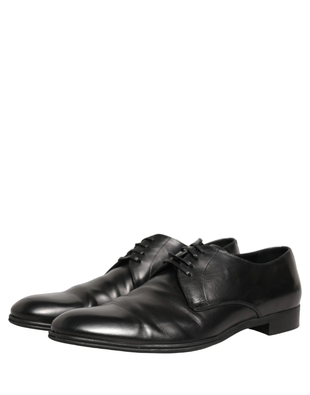 Dolce &amp; Gabbana Sample Sale | Dolce &amp; Gabbana Black Leather Men Derby Dress Formal Shoes - | Designer outlet