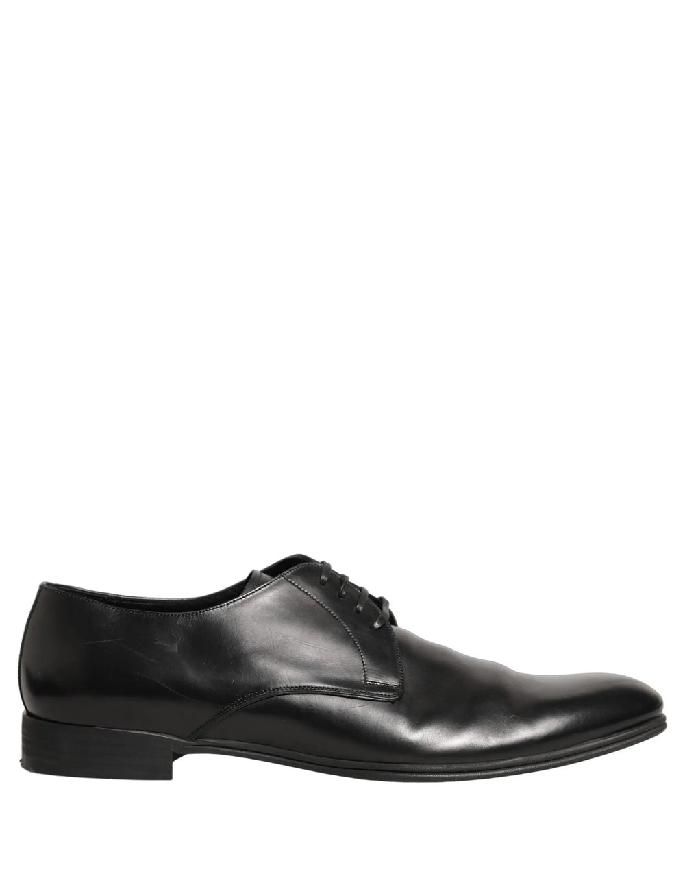Dolce & Gabbana Sample Sale | Dolce & Gabbana Black Leather Men Derby Dress Formal Shoes - | Designer outlet