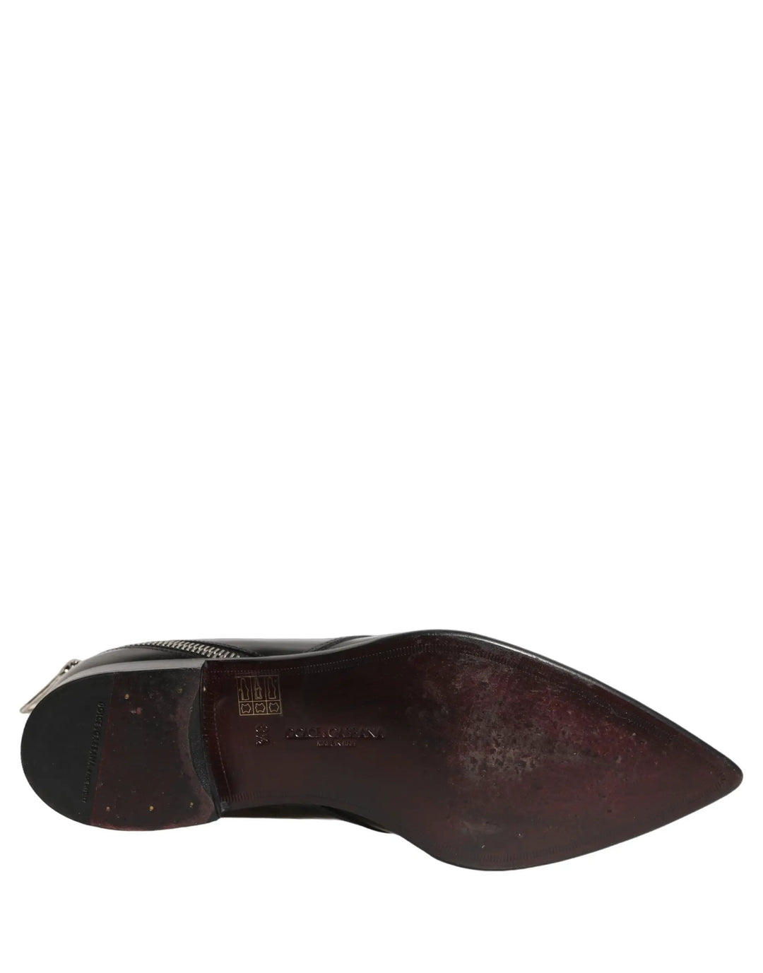 Dolce & Gabbana Sample Sale | Dolce & Gabbana Black Leather Men Derby Dress Formal Shoes - | Designer outlet