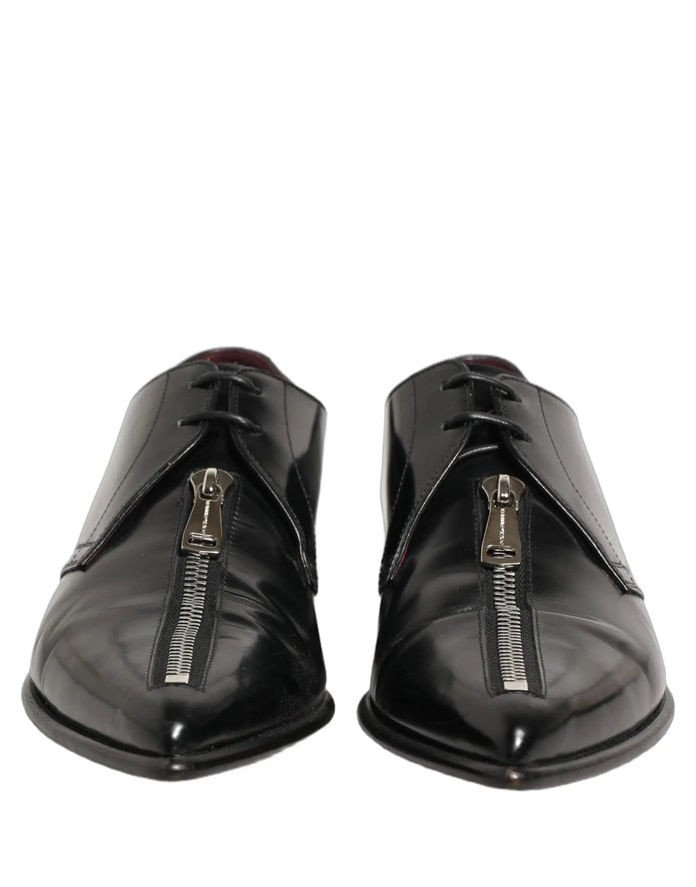 Dolce & Gabbana Sample Sale | Dolce & Gabbana Black Leather Men Derby Dress Formal Shoes - | Designer outlet