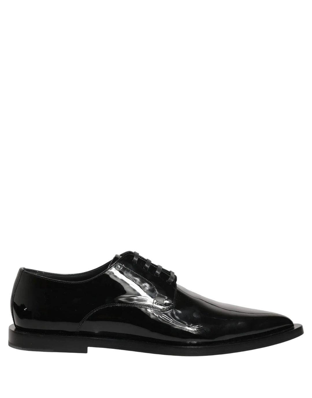 Dolce & Gabbana Sample Sale | Dolce & Gabbana Black Leather Men Derby Dress Formal Shoes - | Designer outlet
