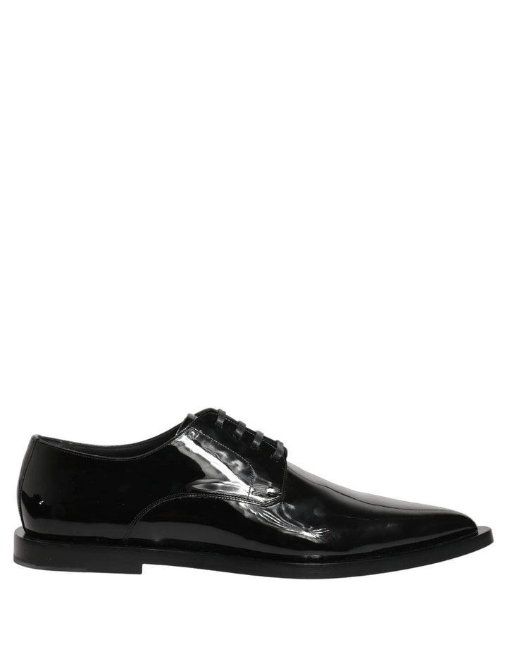 Dolce &amp; Gabbana Sample Sale | Dolce &amp; Gabbana Black Leather Men Derby Dress Formal Shoes - | Designer outlet