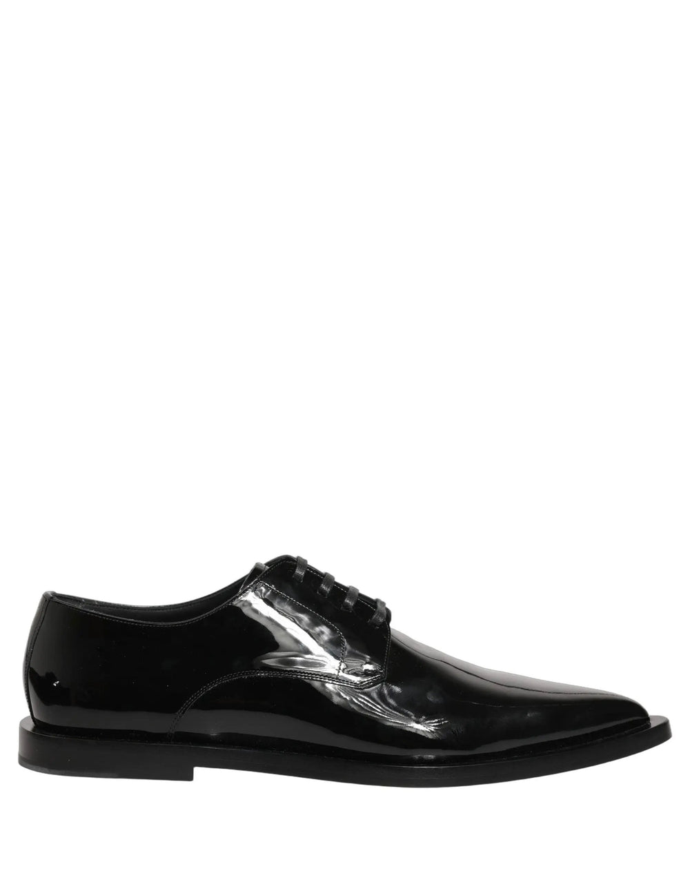 Dolce & Gabbana Sample Sale | Dolce & Gabbana Black Leather Men Derby Dress Formal Shoes - | Designer outlet