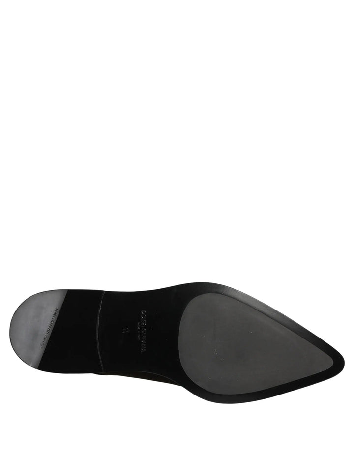 Dolce &amp; Gabbana Sample Sale | Dolce &amp; Gabbana Black Leather Men Derby Dress Formal Shoes - | Designer outlet