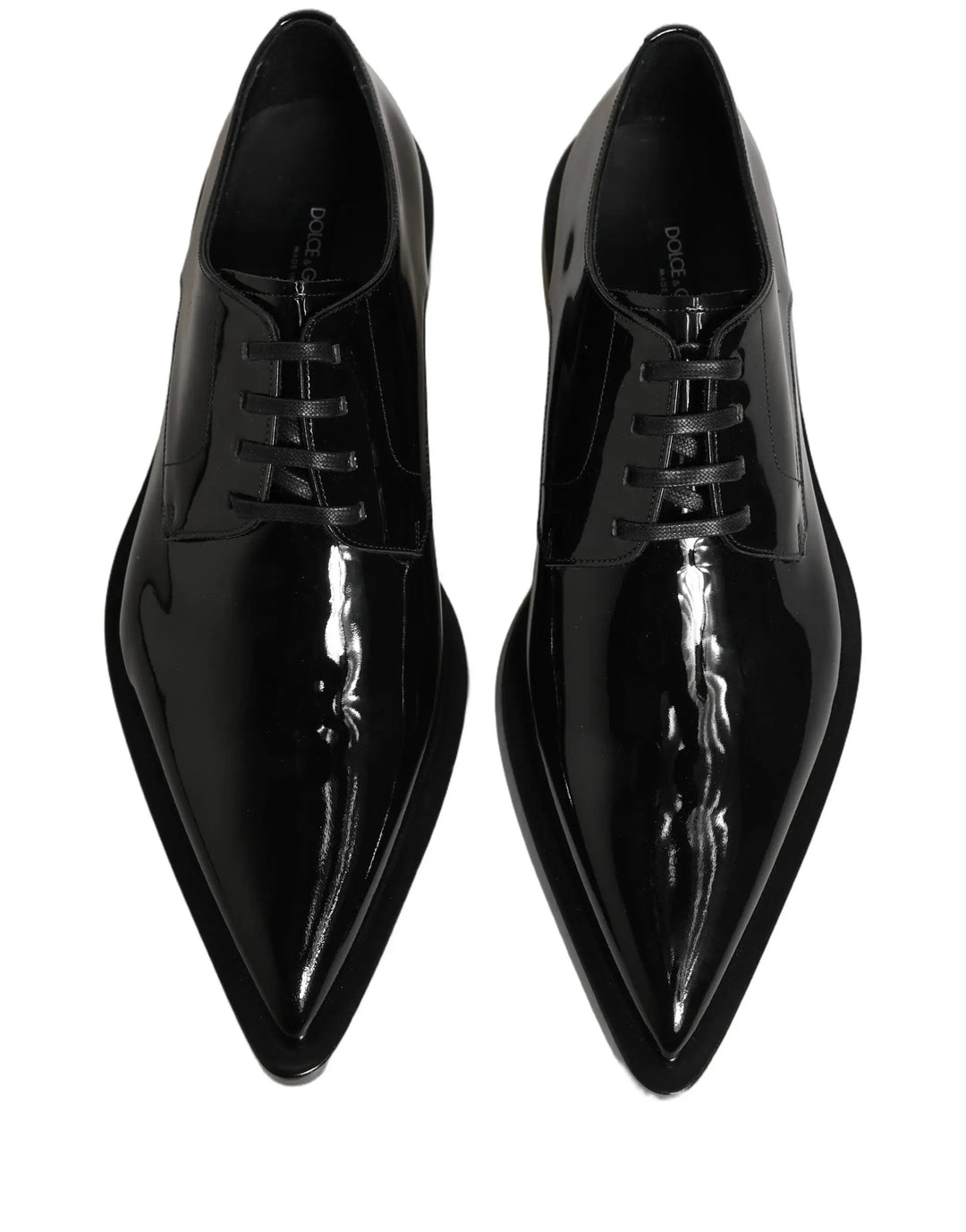 Dolce &amp; Gabbana Sample Sale | Dolce &amp; Gabbana Black Leather Men Derby Dress Formal Shoes - | Designer outlet