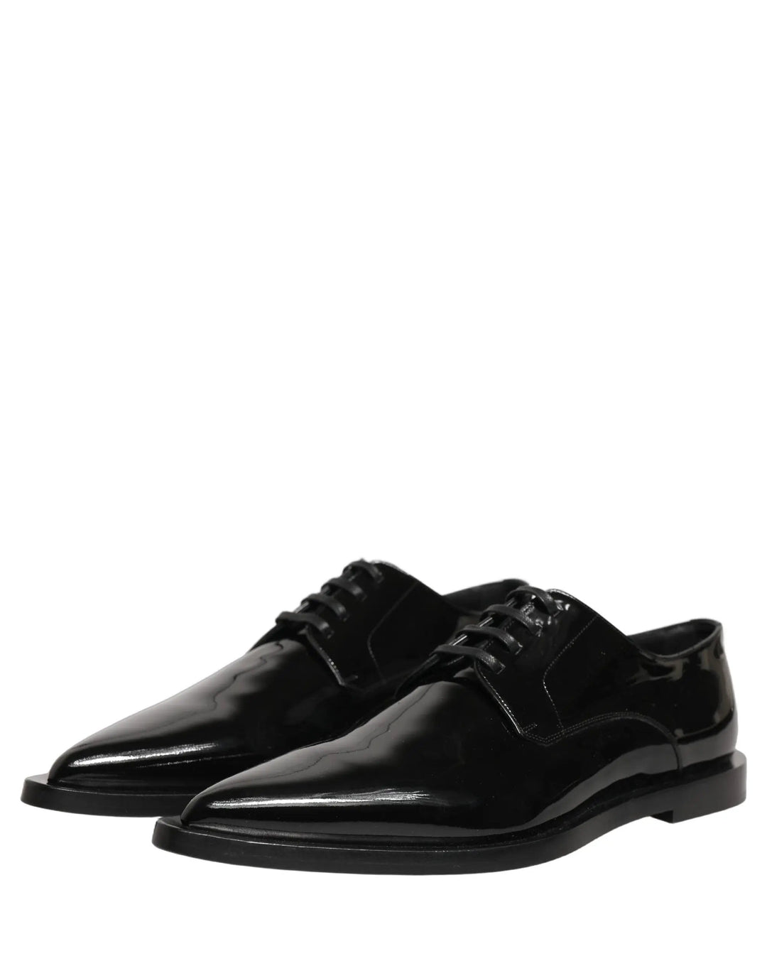 Dolce &amp; Gabbana Sample Sale | Dolce &amp; Gabbana Black Leather Men Derby Dress Formal Shoes - | Designer outlet