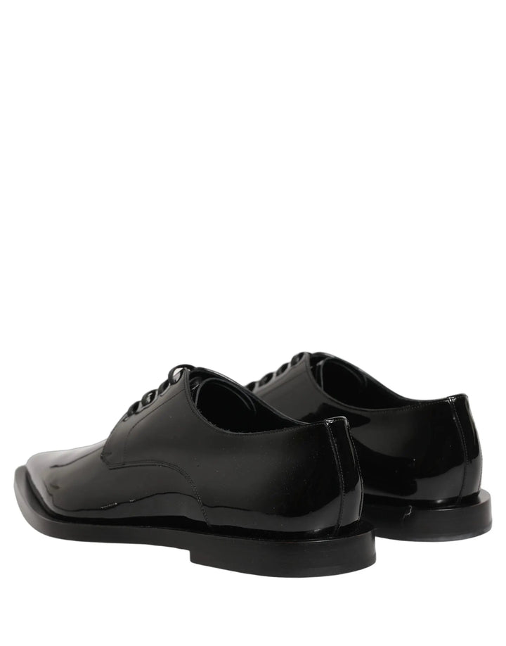 Dolce &amp; Gabbana Sample Sale | Dolce &amp; Gabbana Black Leather Men Derby Dress Formal Shoes - | Designer outlet