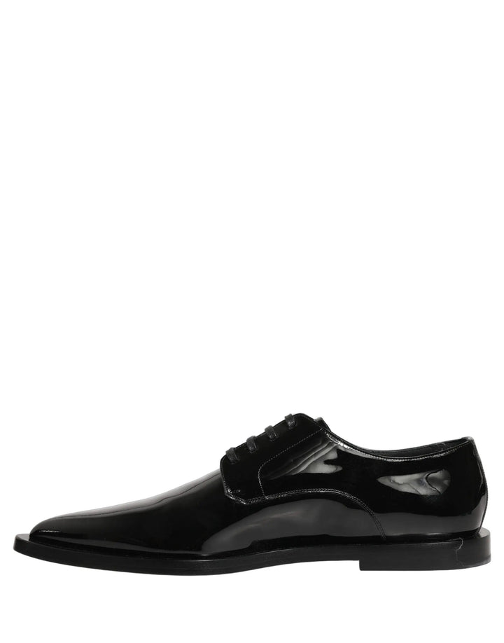 Dolce &amp; Gabbana Sample Sale | Dolce &amp; Gabbana Black Leather Men Derby Dress Formal Shoes - | Designer outlet