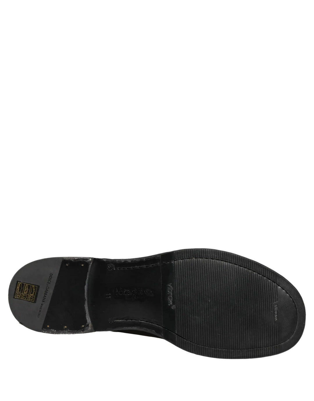 Dolce &amp; Gabbana Sample Sale | Dolce &amp; Gabbana Black Leather Lace Up Derby Dress Men Shoes - | Designer outlet
