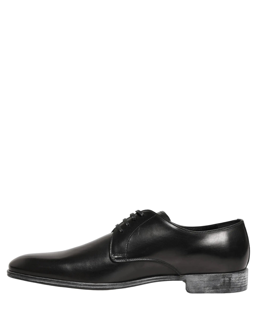 Dolce &amp; Gabbana Sample Sale | Dolce &amp; Gabbana Dress Black Leather Lace Up Derby Men Shoes - | Designer outlet