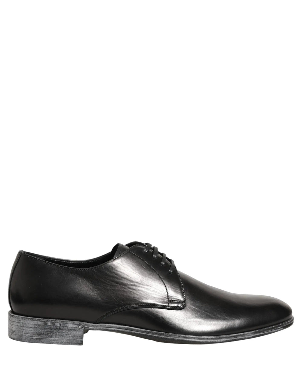 Dolce & Gabbana Sample Sale | Dolce & Gabbana Dress Black Leather Lace Up Derby Men Shoes - | Designer outlet