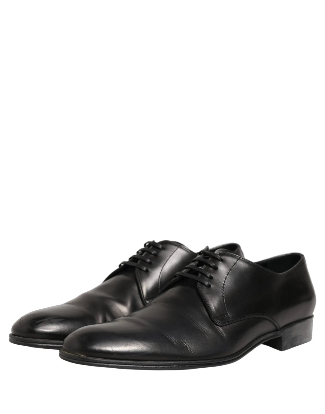 Dolce &amp; Gabbana Sample Sale | Dolce &amp; Gabbana Dress Black Leather Lace Up Derby Shoes - | Designer outlet