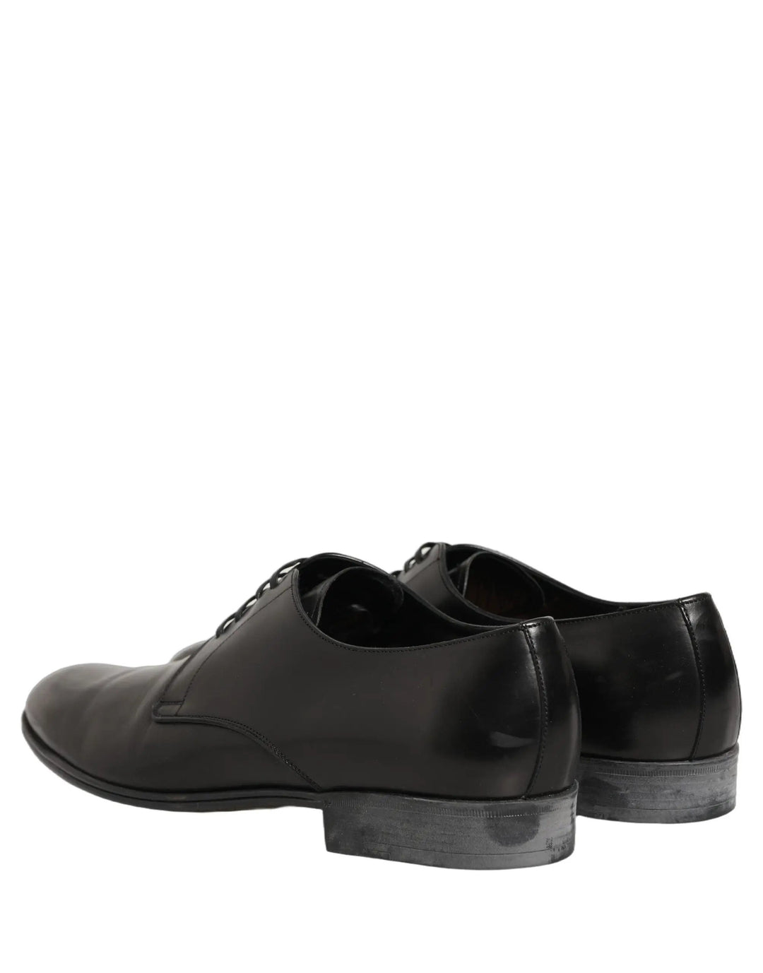 Dolce &amp; Gabbana Sample Sale | Dolce &amp; Gabbana Dress Black Leather Lace Up Derby Shoes - | Designer outlet