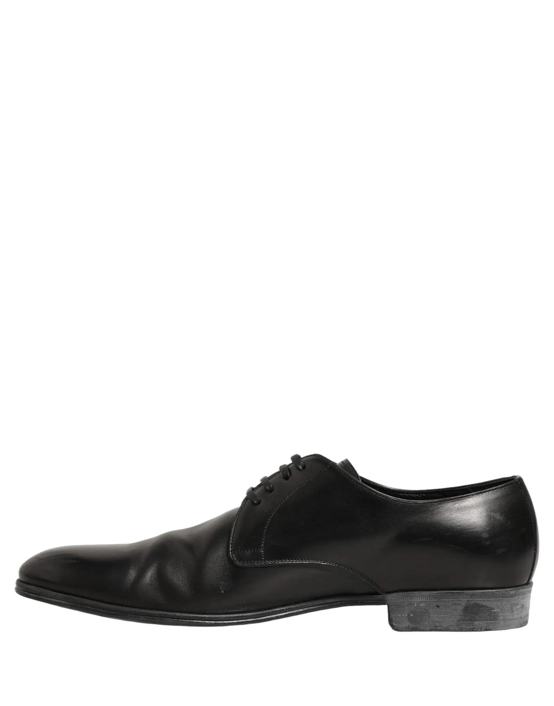 Dolce &amp; Gabbana Sample Sale | Dolce &amp; Gabbana Dress Black Leather Lace Up Derby Shoes - | Designer outlet