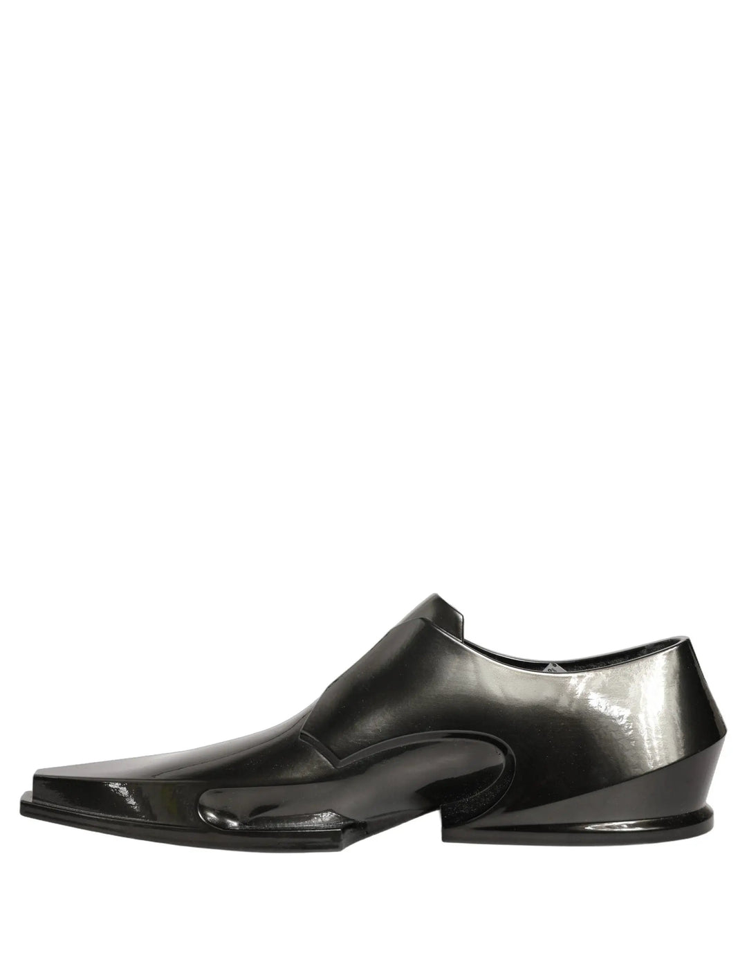 Dolce &amp; Gabbana Sample Sale | Dolce &amp; Gabbana Dress Shiny Black Slip On Plastic Dress Shoes - | Designer outlet